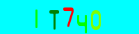 Blue Captcha Image