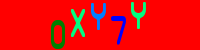 Blue Captcha Image