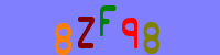Blue Captcha Image