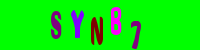 Blue Captcha Image