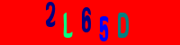 Blue Captcha Image