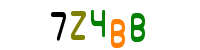 Blue Captcha Image