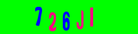 Blue Captcha Image
