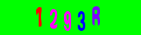 Blue Captcha Image