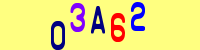 Blue Captcha Image