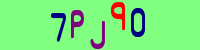 Blue Captcha Image